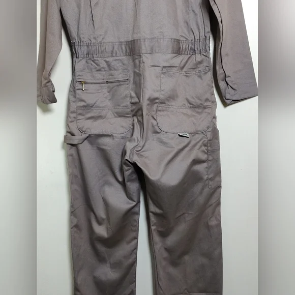 Berne Men's Gray Work Coveralls - Picture 10 of 14
